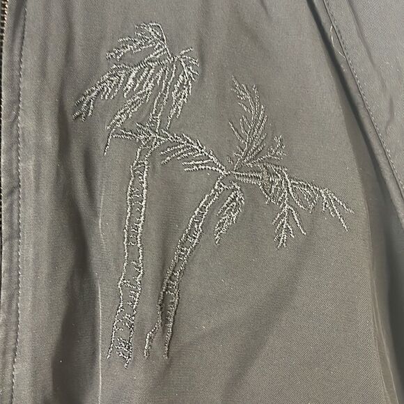 Aritzia Wilfred Free Black Embroidered Bomber Jacket XS - Picture 3 of 7